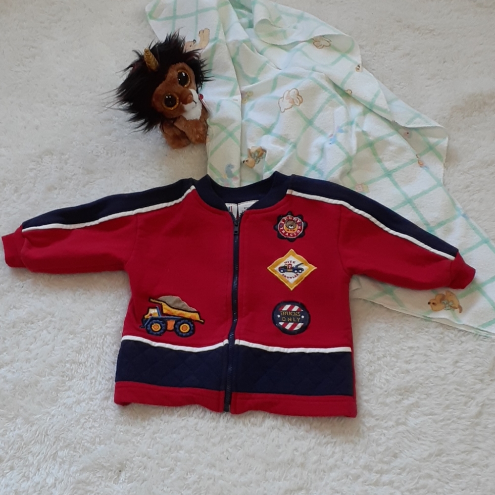 Small Steps Babies Vintage Red Jacket Size 12M